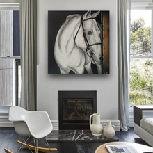 Load image into Gallery viewer, Acrylic Painting &quot;White Horse&quot;
