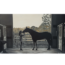 Load image into Gallery viewer, Acrylic painting &quot;At the stable&quot;
